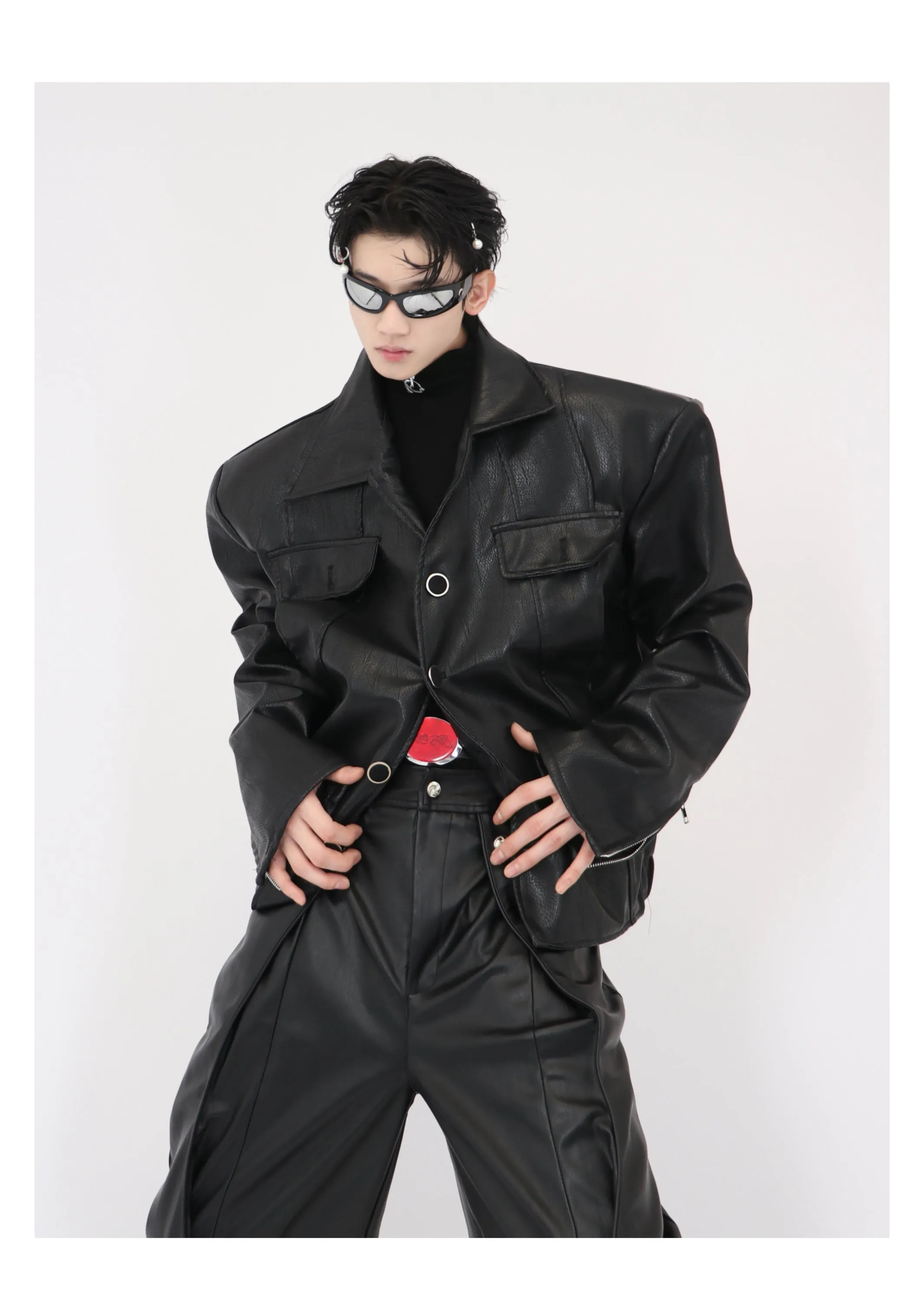 Short Jacket Motorcycle Jacket