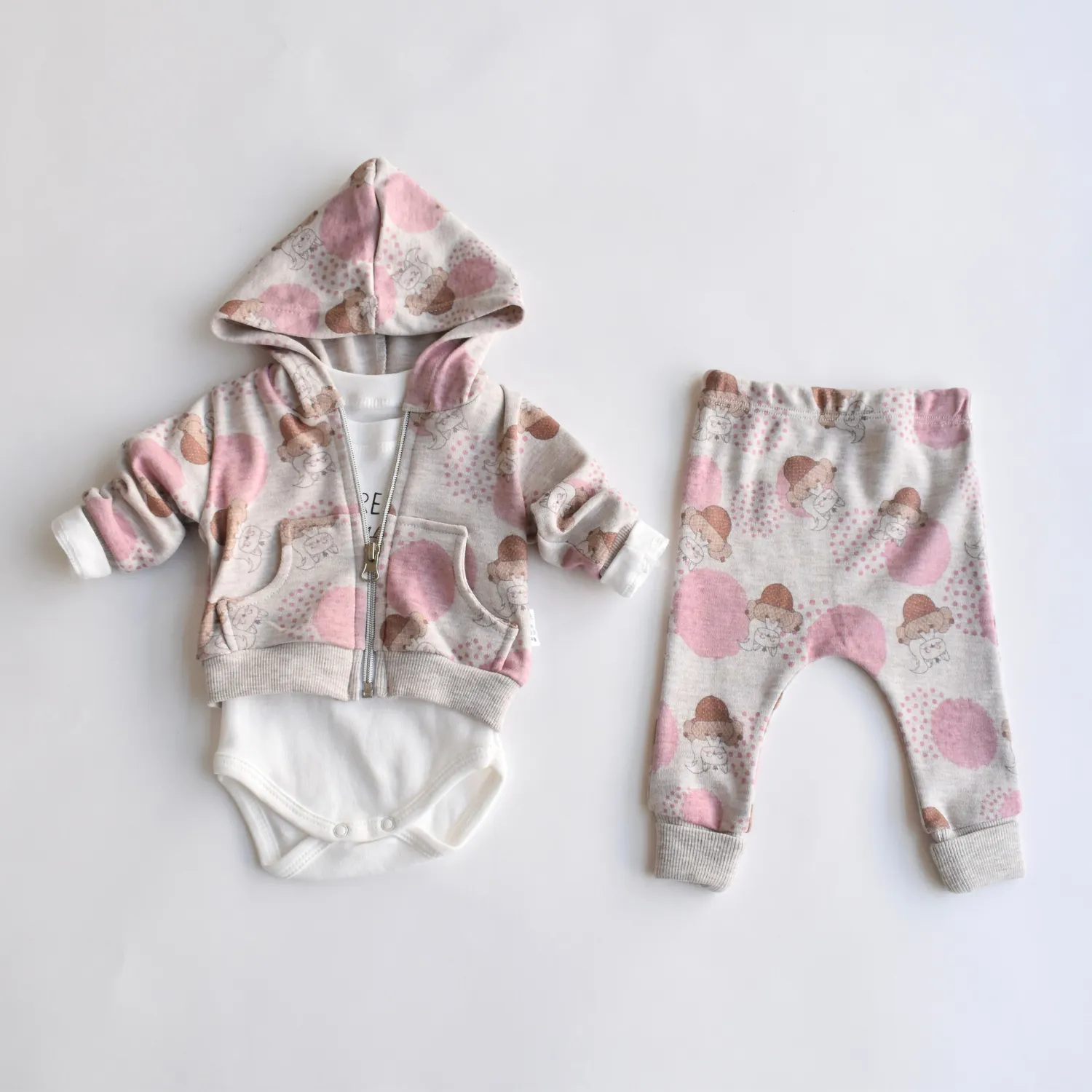 Squirrel Newborn Girls Set