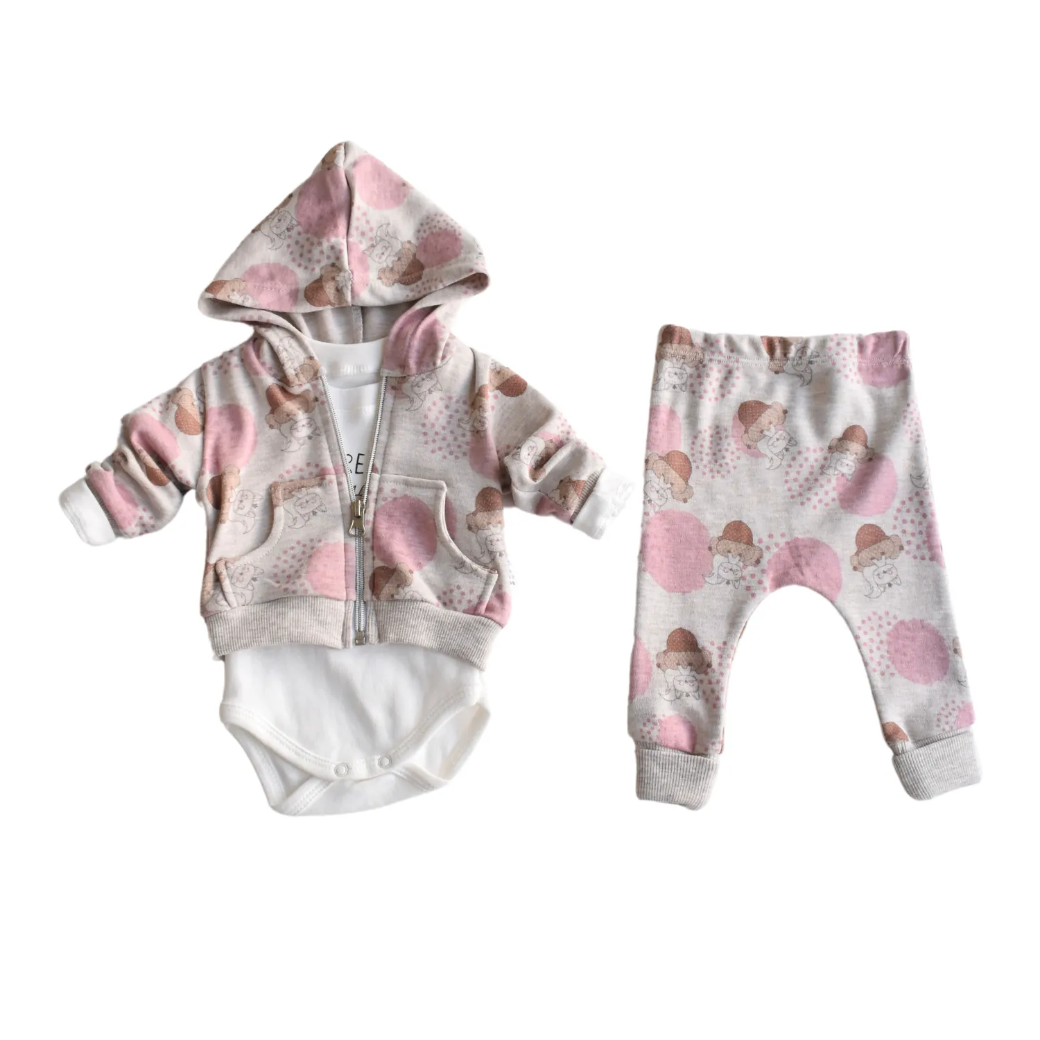 Squirrel Newborn Girls Set