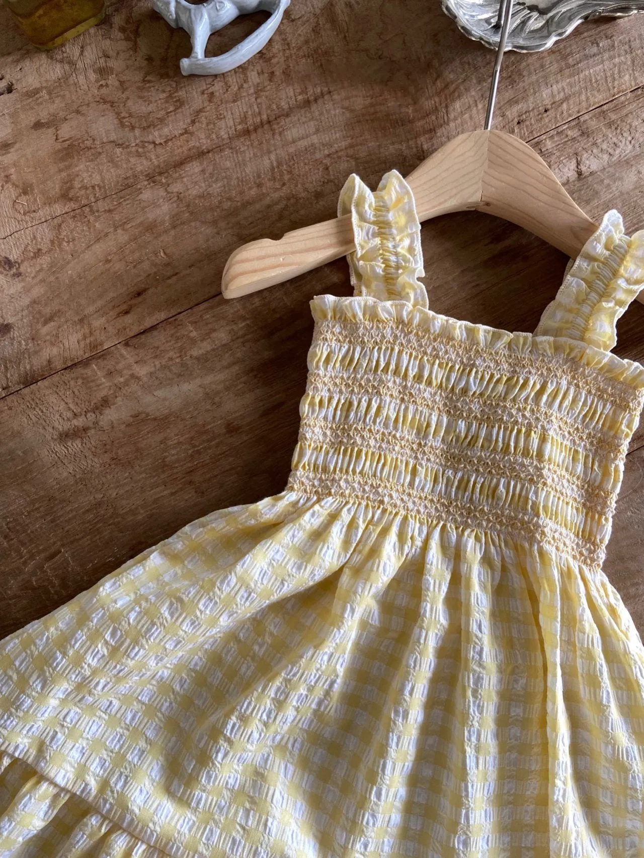 Stephanie Dress_Yellow Check