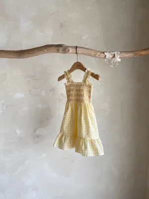 Stephanie Dress_Yellow Check