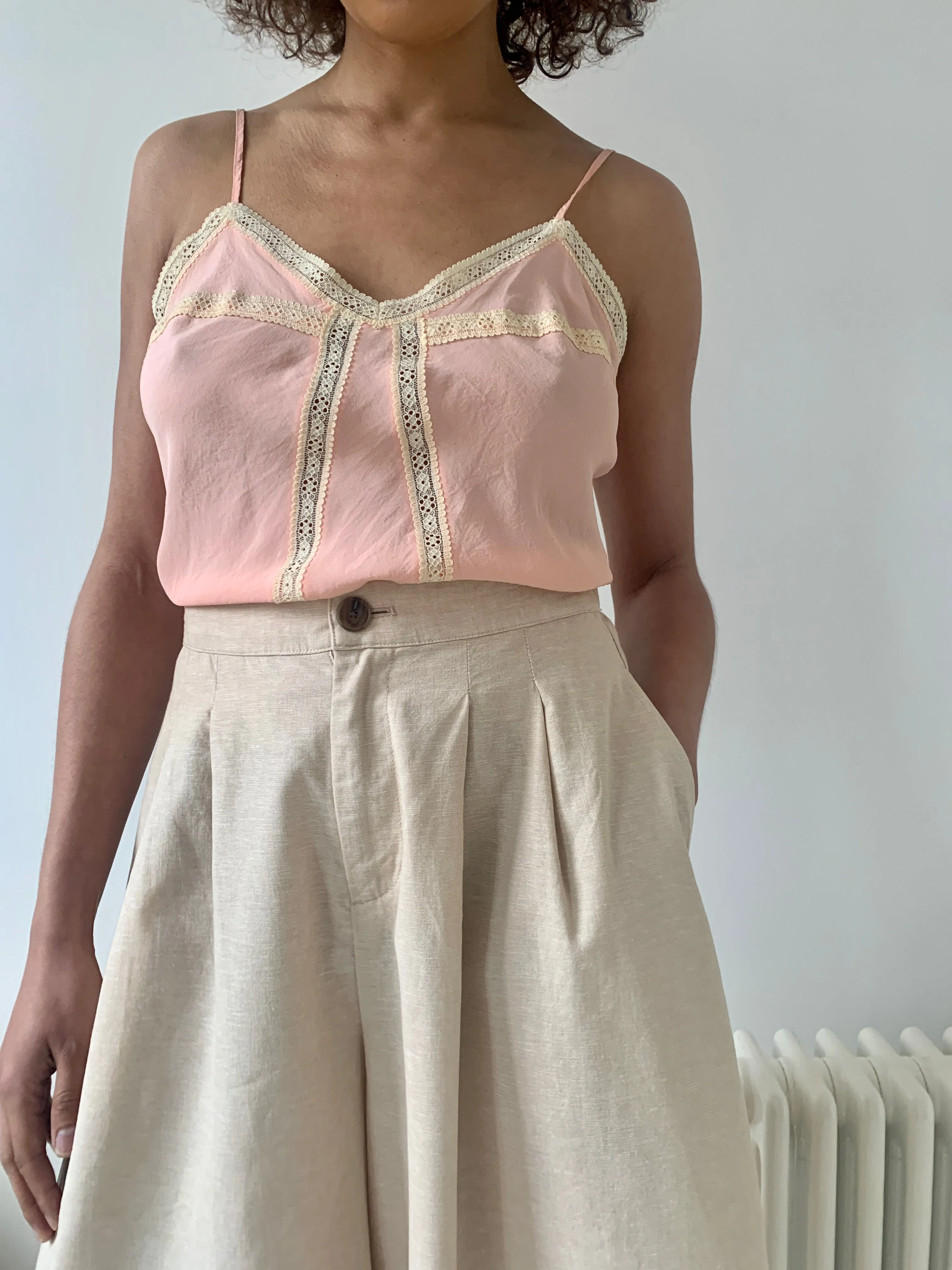 Super wide leg linen culottes