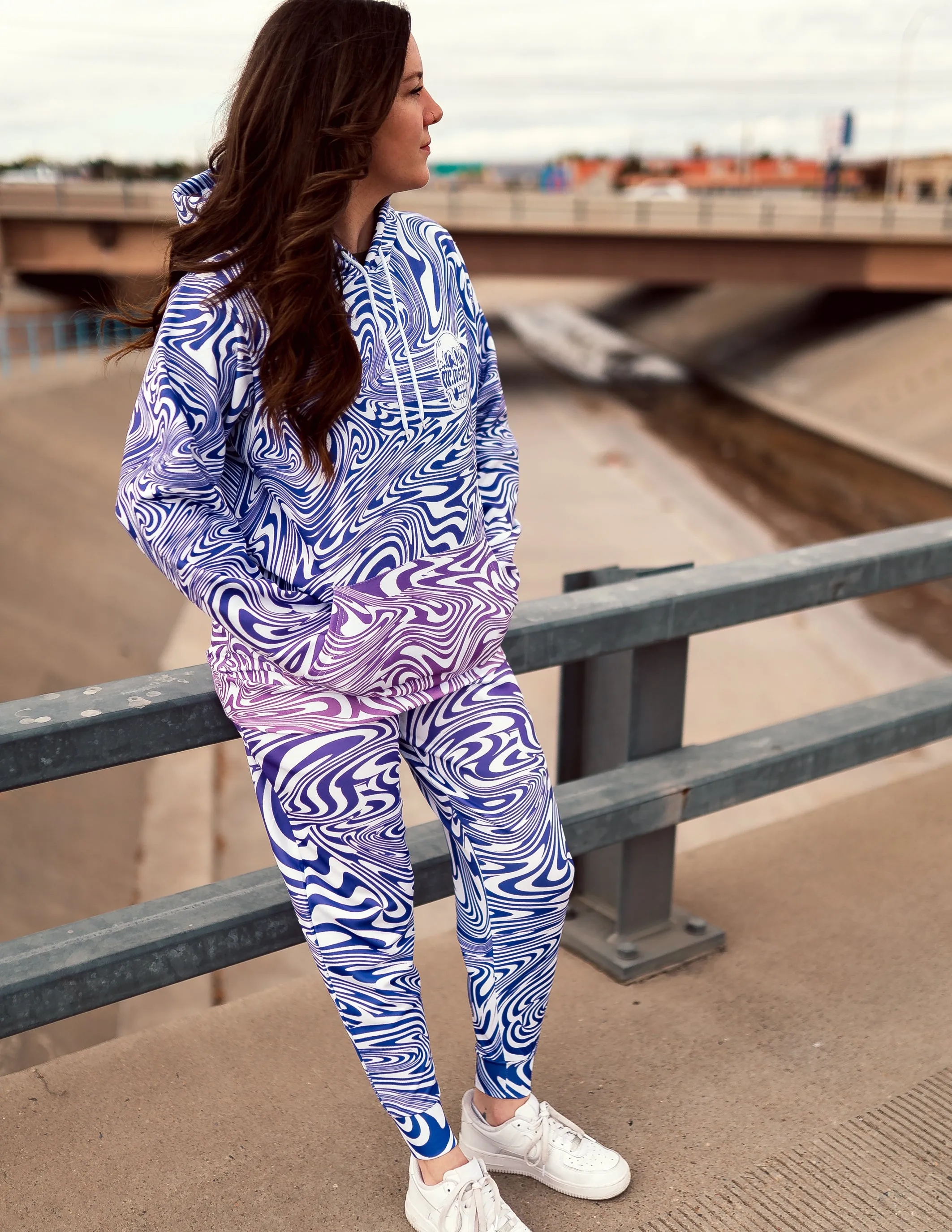 Swirls Collection - Purple Haze Hoodie & Joggers SET