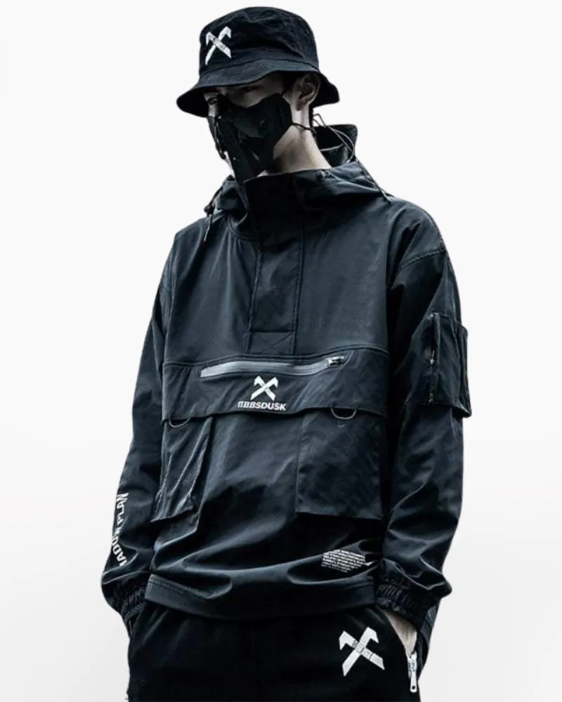 Techwear Cargo Pocket Jacket