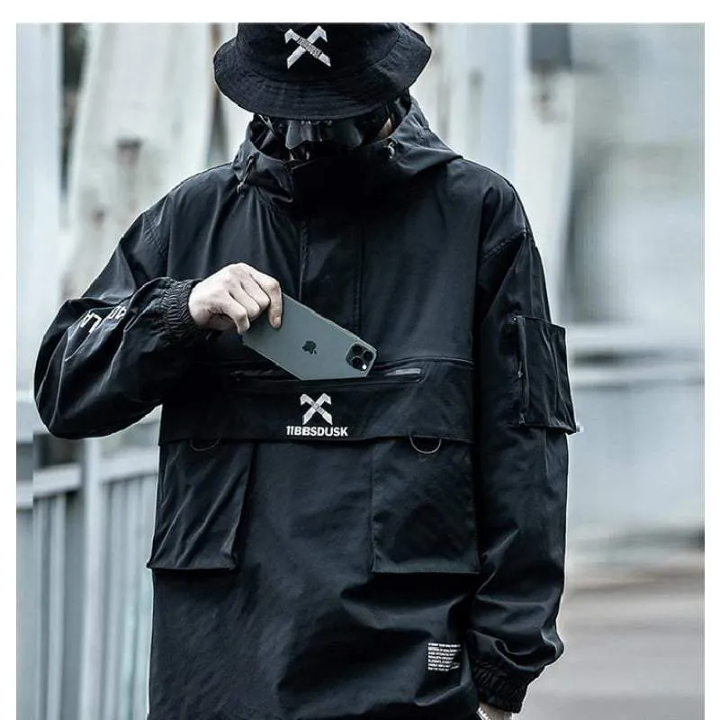 Techwear Cargo Pocket Jacket