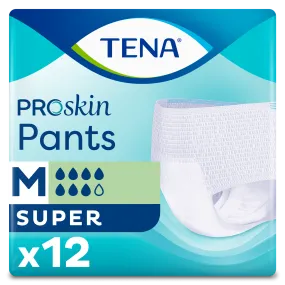 Tena Proskin Pants Super Medium 12 - Superieure absorptie, ademend & comfortabel incontinentie-ondergoed