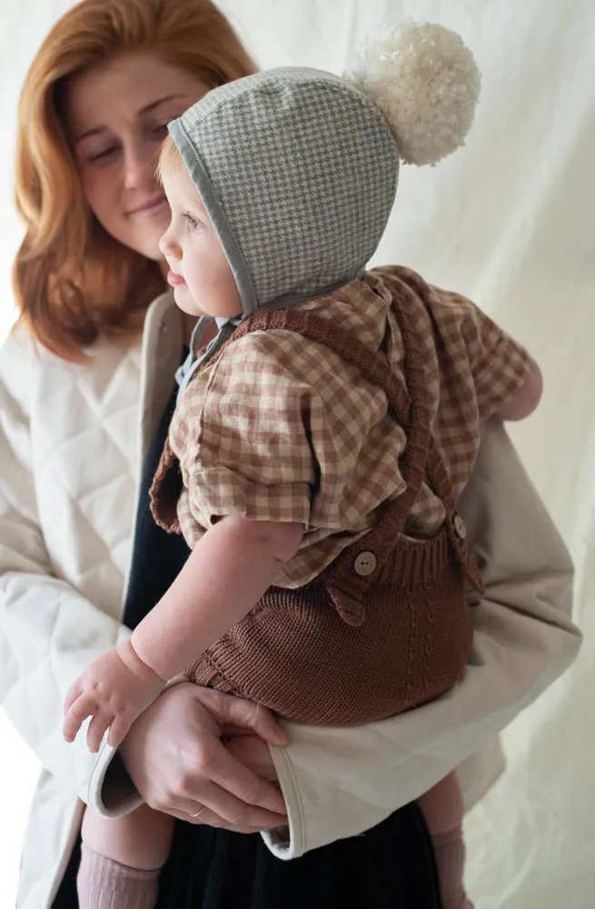 The Simple Folk Knit Romper - Mocha