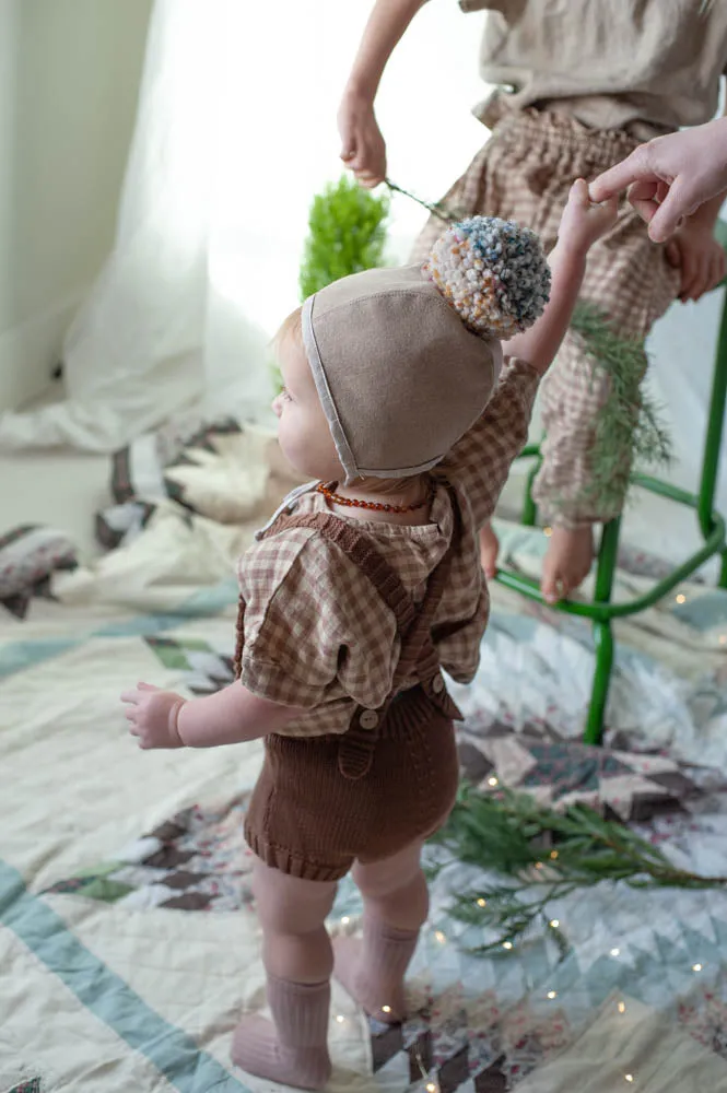 The Simple Folk Knit Romper - Mocha