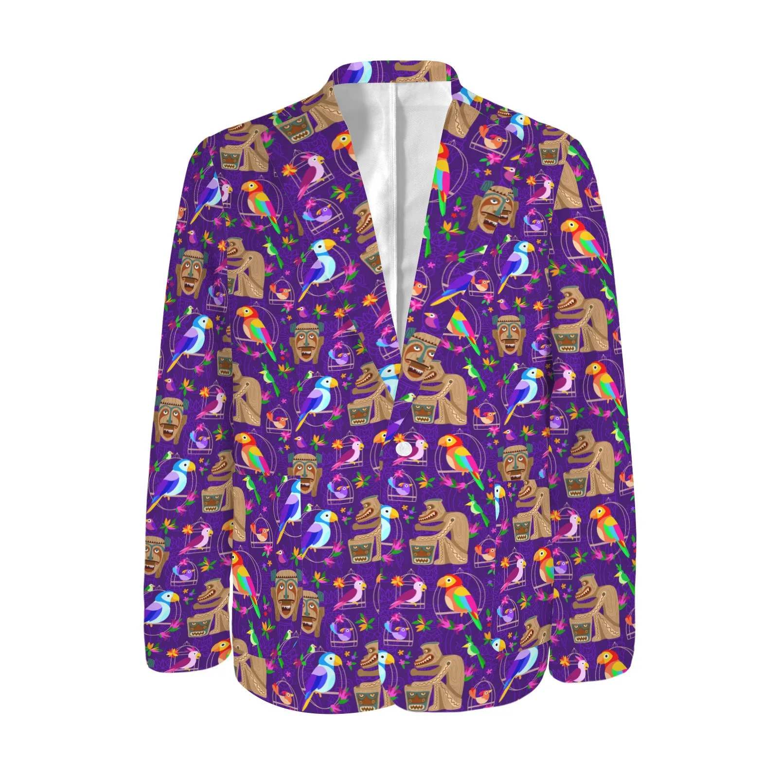 Tiki Plays The Drums Men's Blazer Jacket