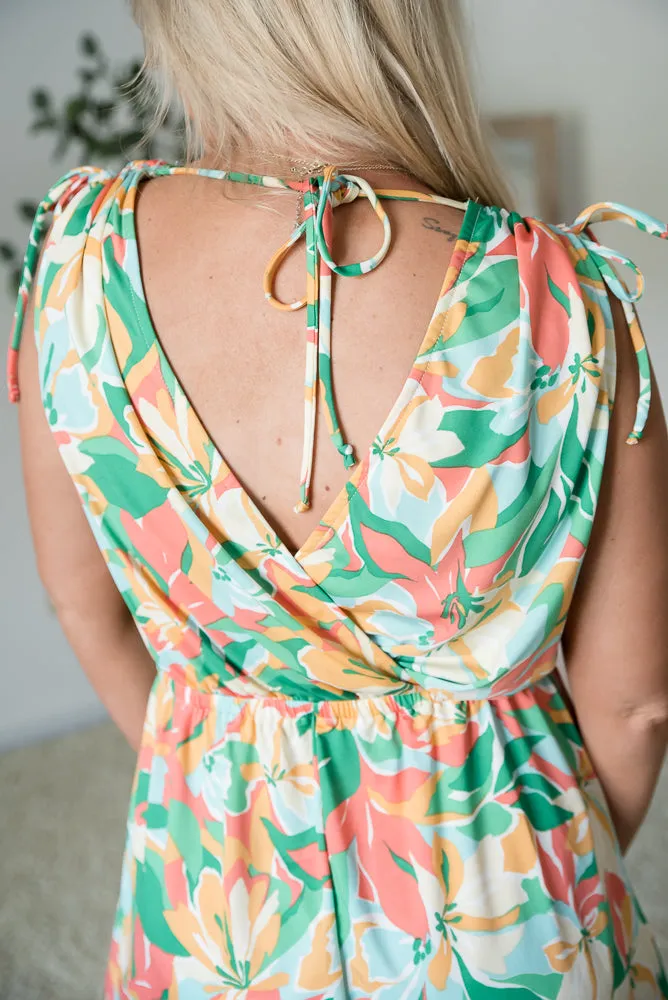 Tropical Waves Romper [Online Exclusive]