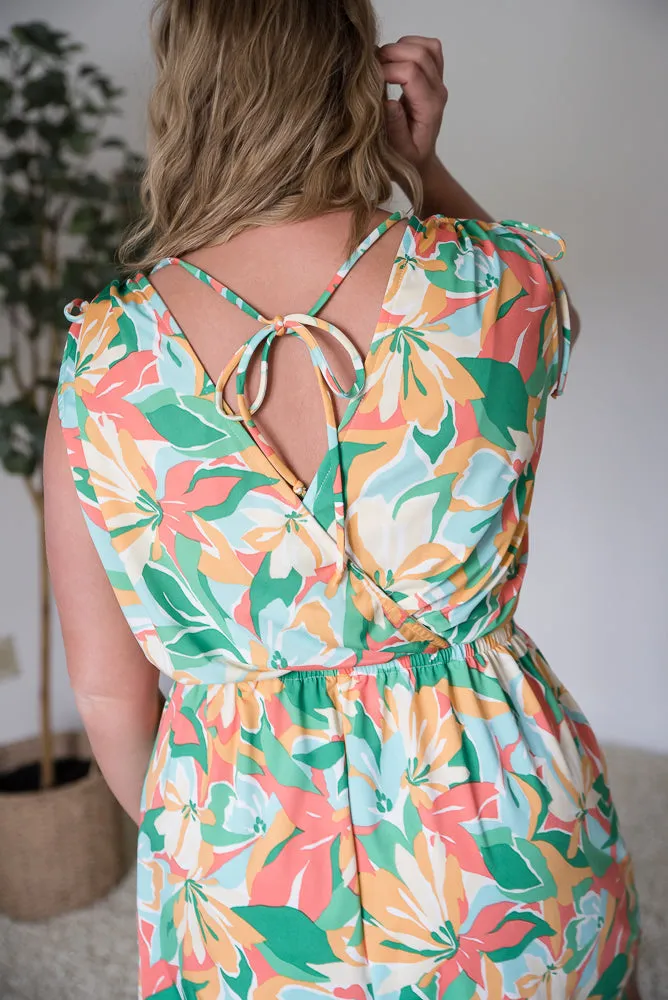 Tropical Waves Romper [Online Exclusive]