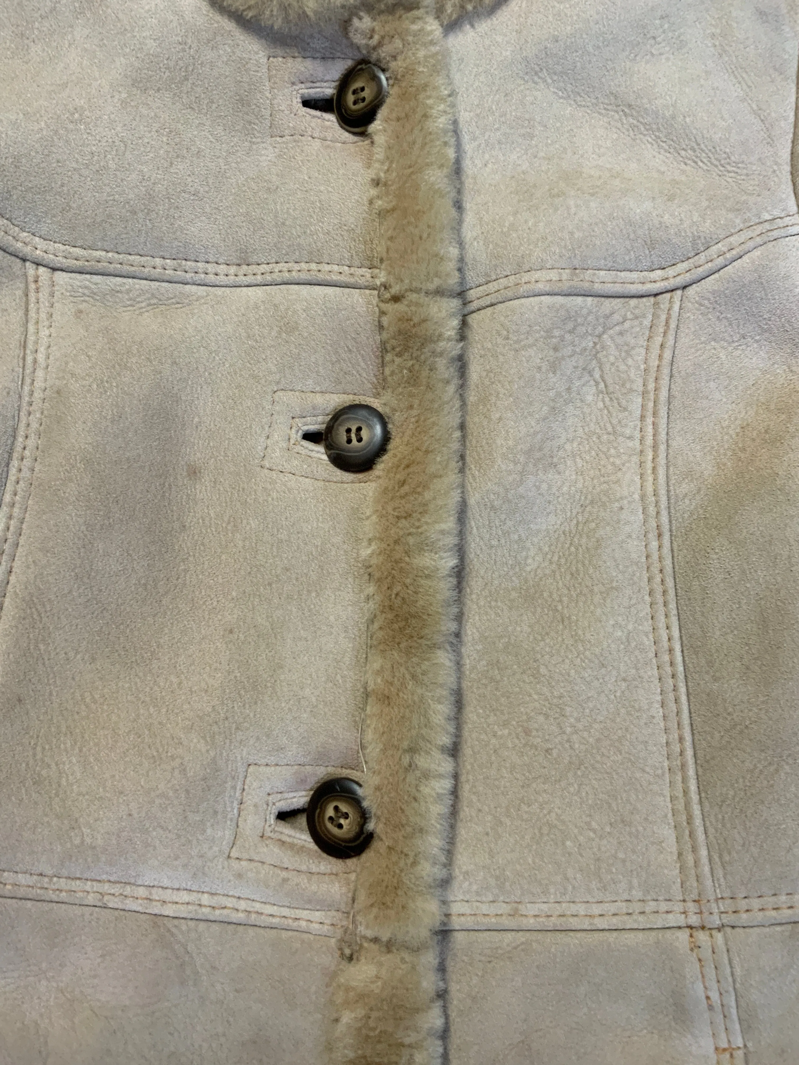 Vintage Montreal Leather Garment Shearling Coat, Made in Canada SOLD