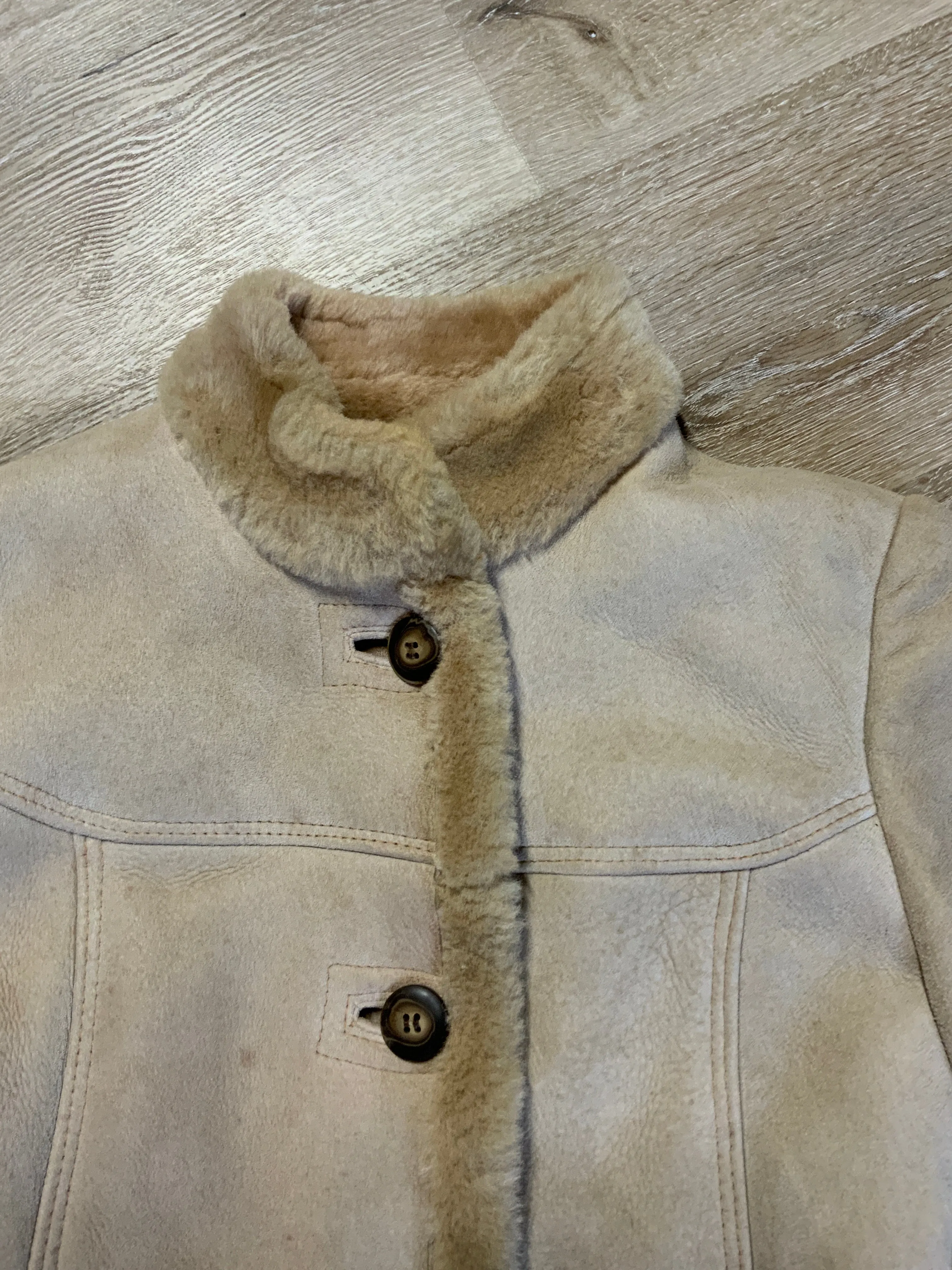 Vintage Montreal Leather Garment Shearling Coat, Made in Canada SOLD