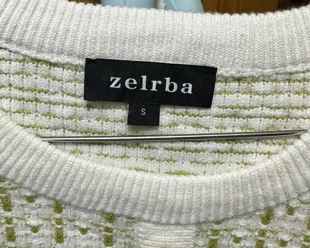 zelrba Sweaters for women's casual crewneck jumper striped sweater soft thermal knit sweater