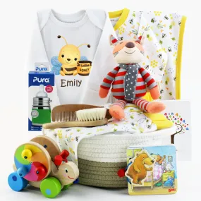 Zeronto Baby Gift Basket - BumbleBee & Friends