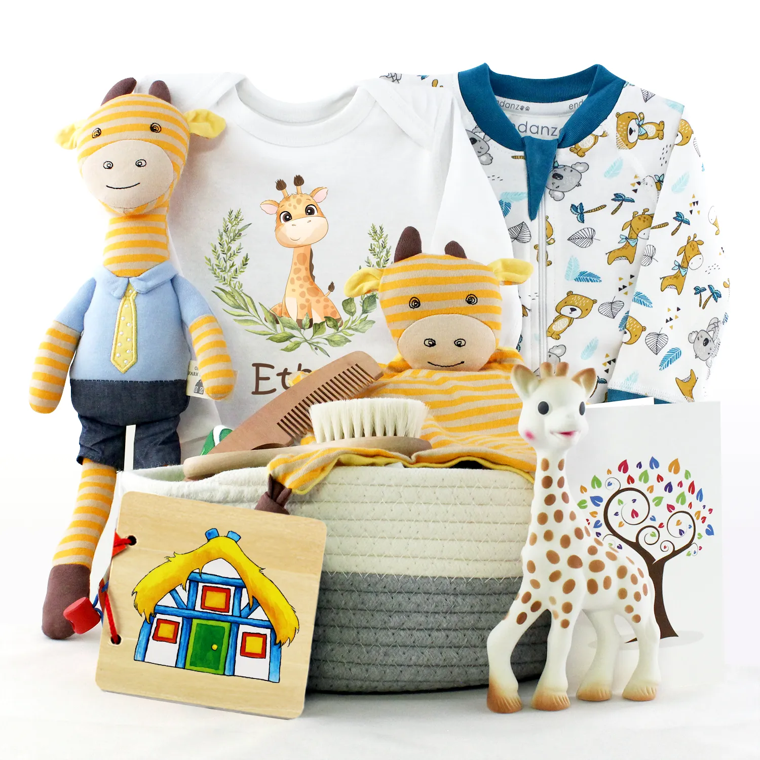 Zeronto Baby Gift Basket - Little Giraffe